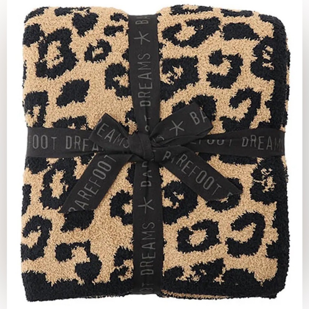Barefoot Dreams In The Wild Throw Blanket Midnight/Camel